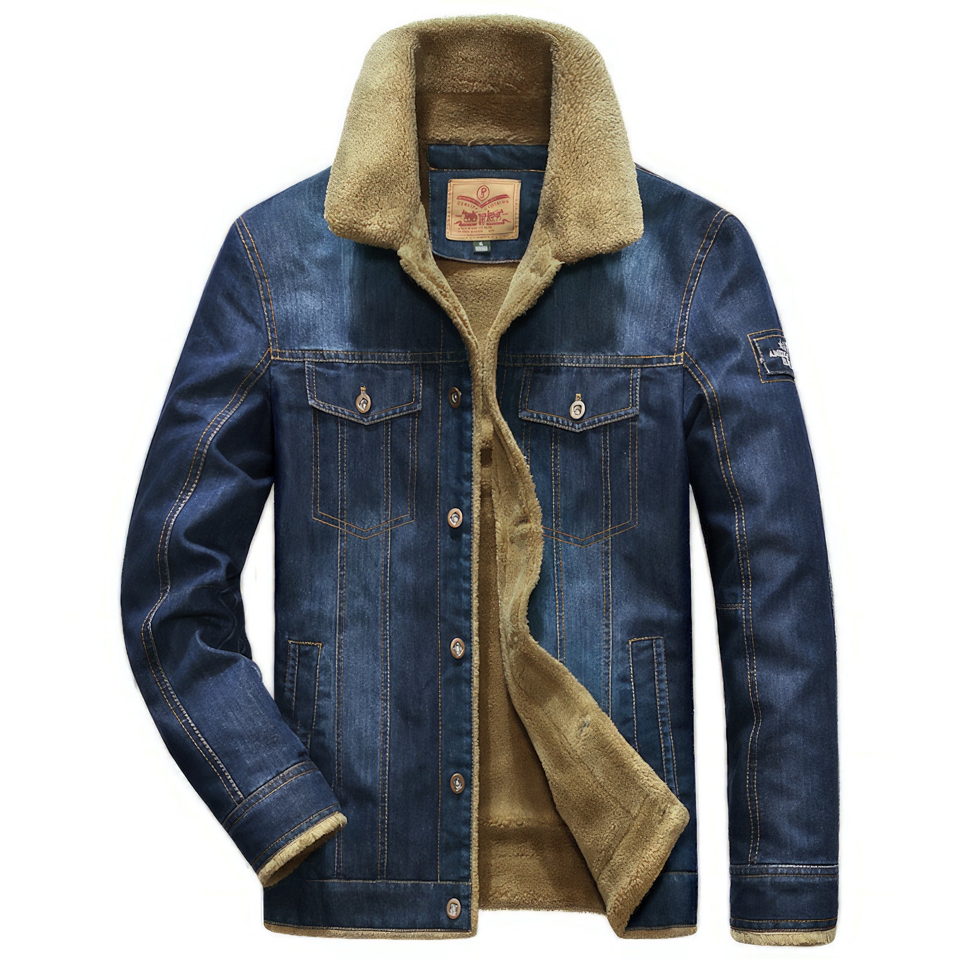 Blouson aviateur en jeans