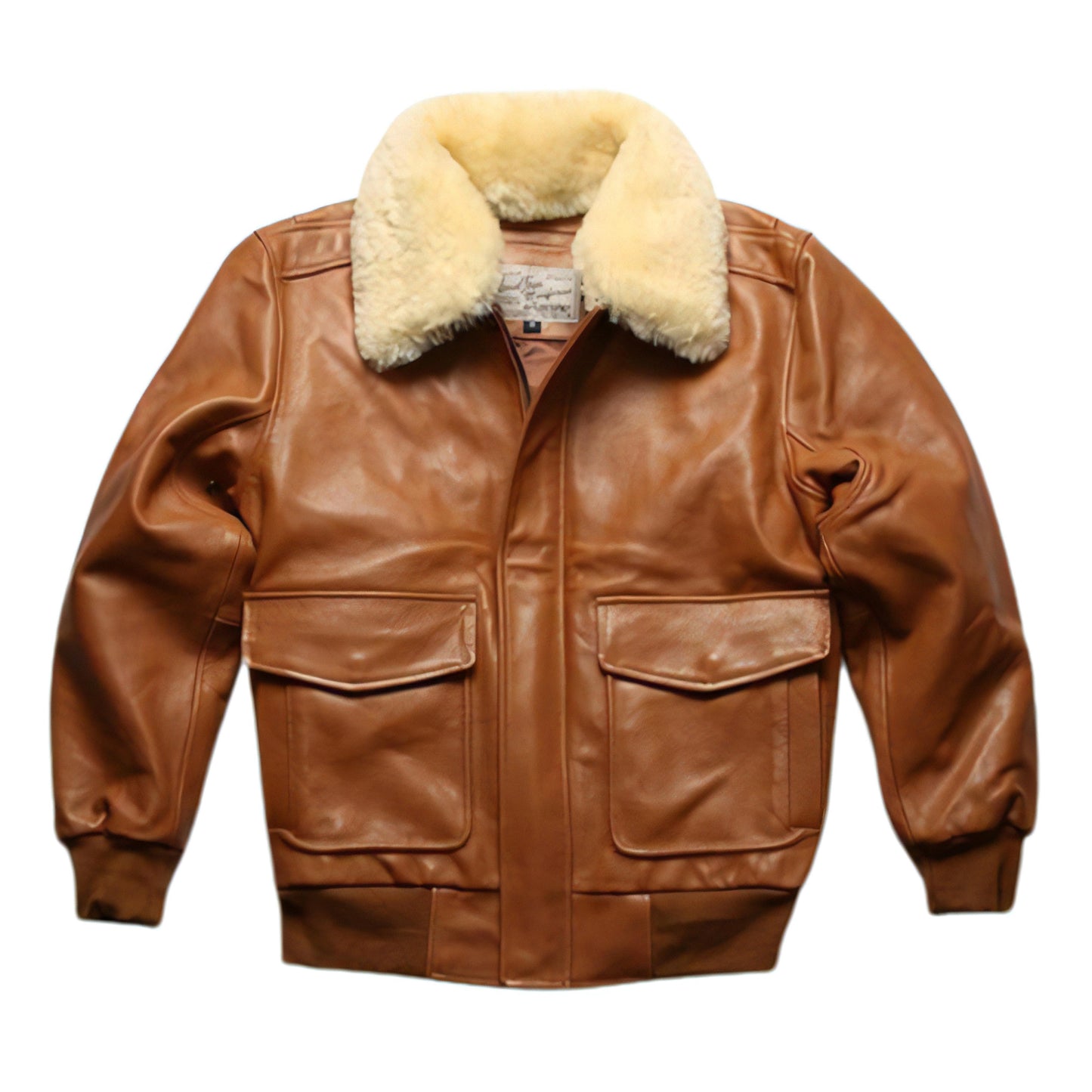 Blouson aviateur fourrure homme