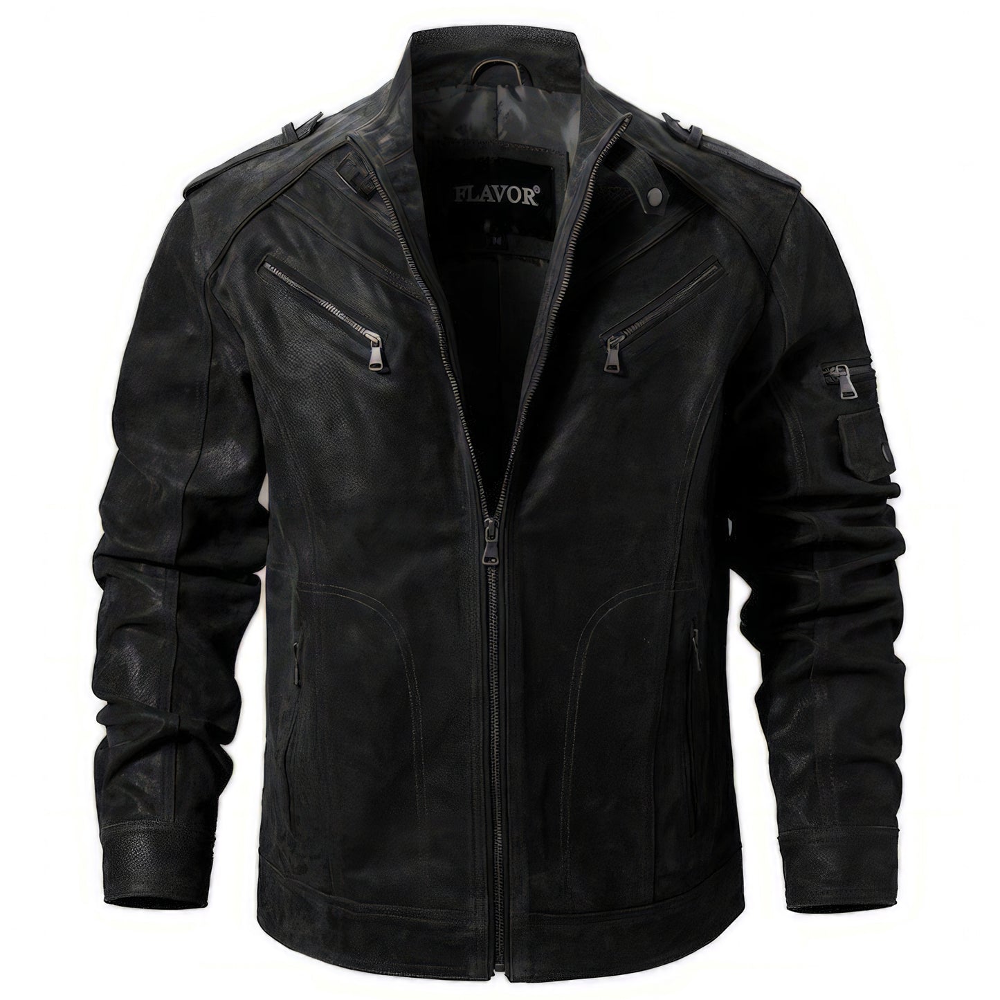 Blouson aviateur moto homme