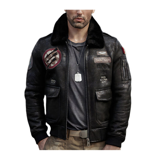 Blouson aviateur mouton