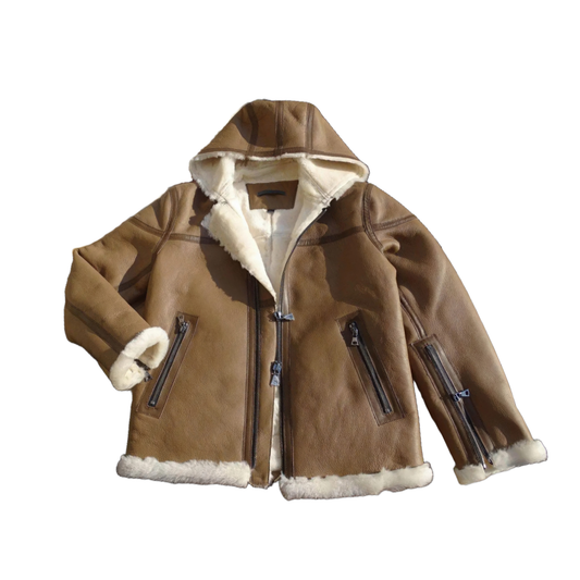 Blouson bombardier capuche homme