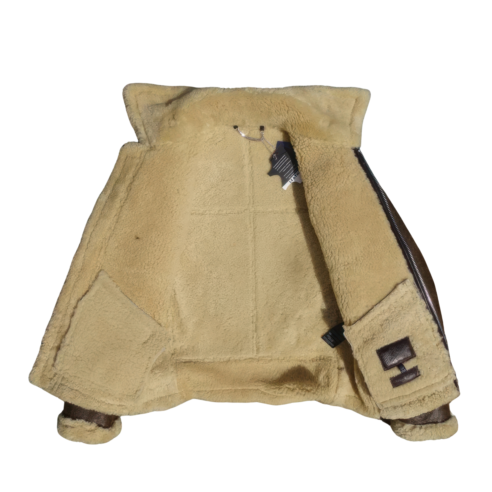 Blouson bombardier cuir marron