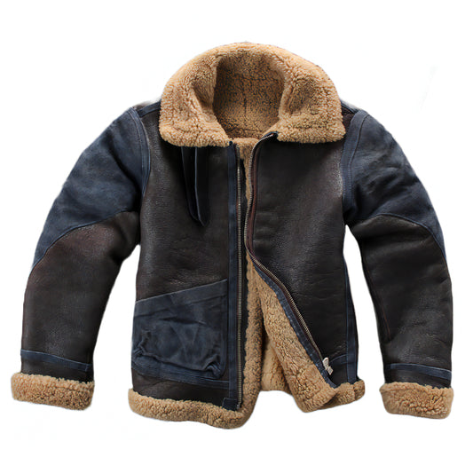 Blouson bombardier homme bleu