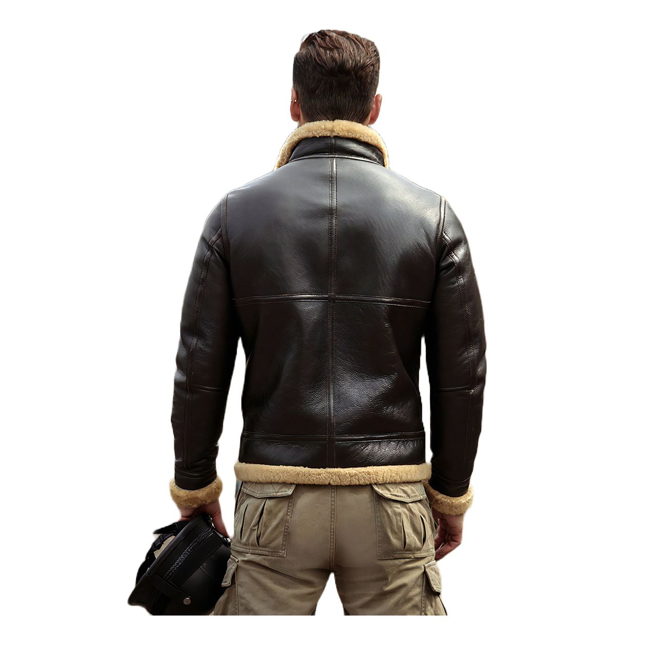 Blouson bombardier homme hiver