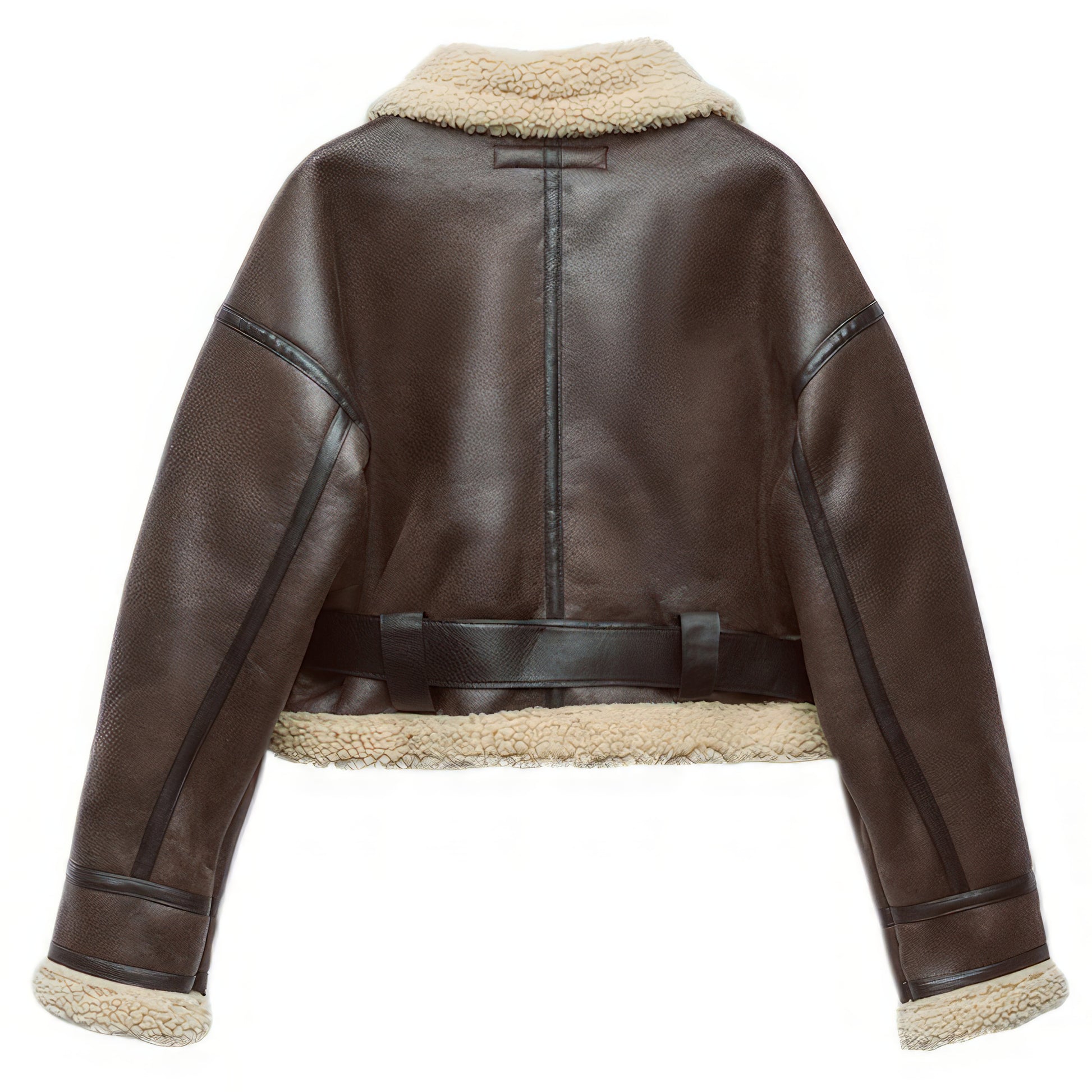 Blouson bombardier marron femme