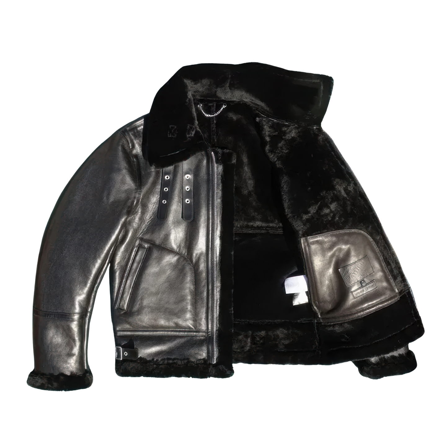 Blouson bombardier noir homme