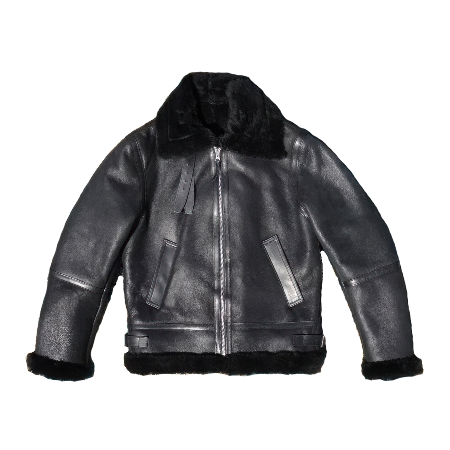 Blouson bombardier noir vintage