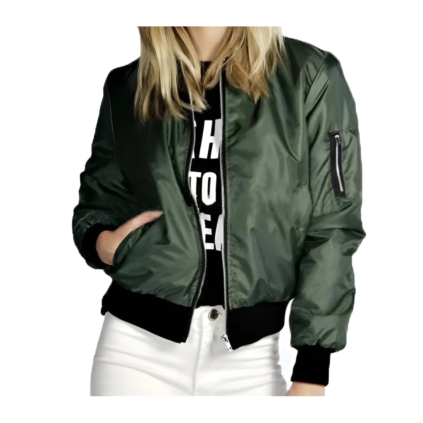 Blouson bomber femme