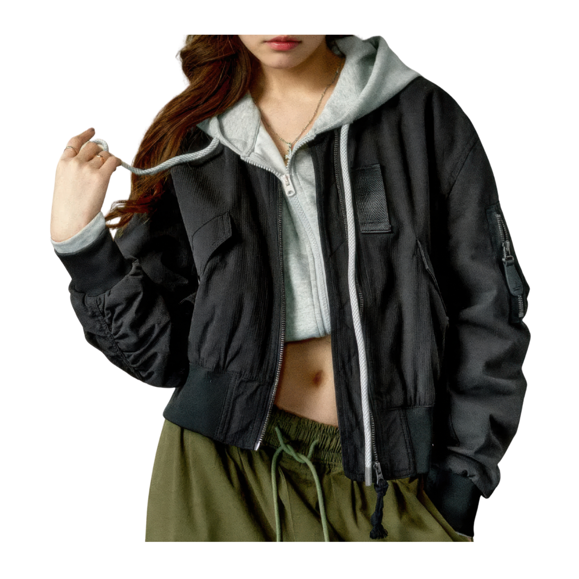 Blouson bombers ma1 femme