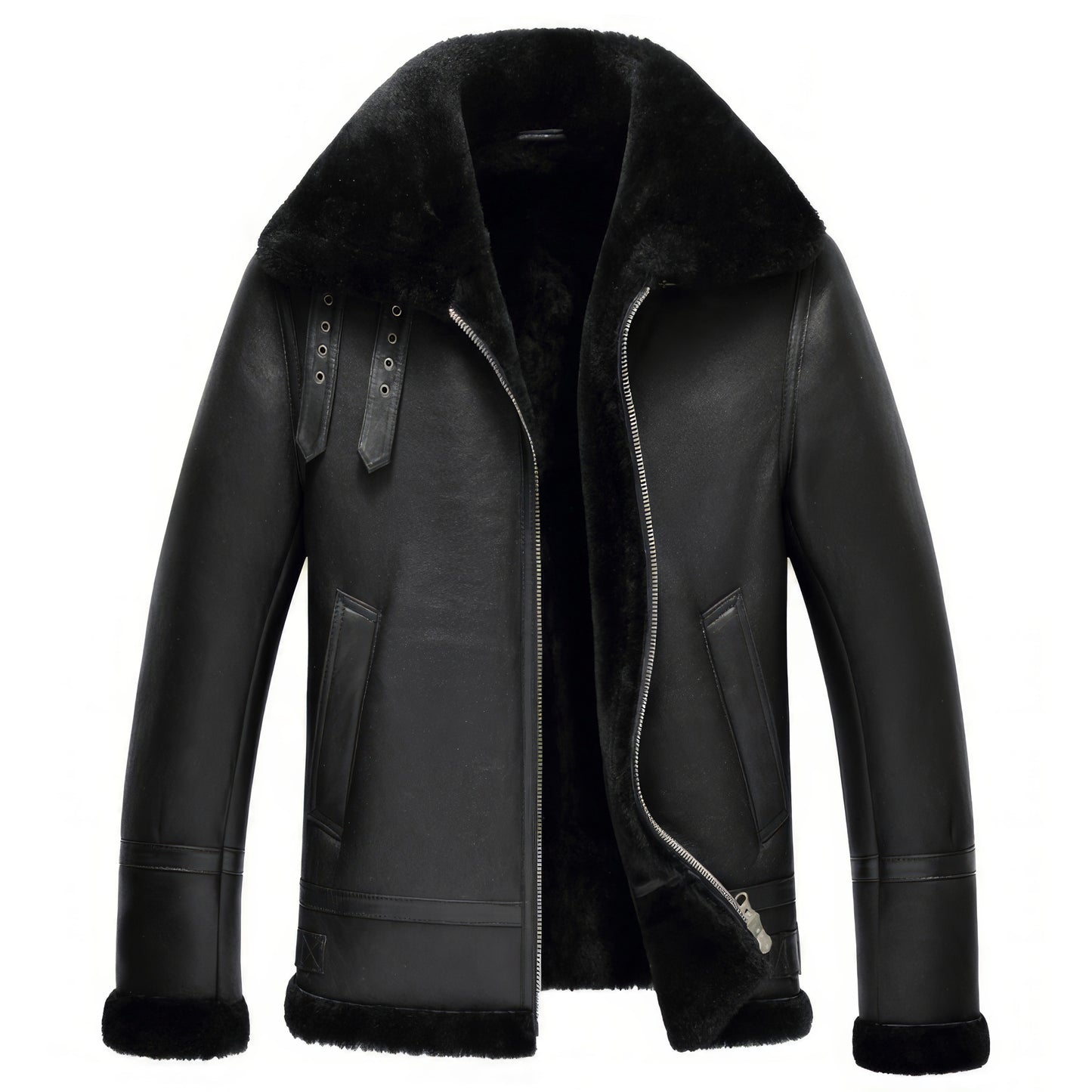 Blouson cuir bombardier b3