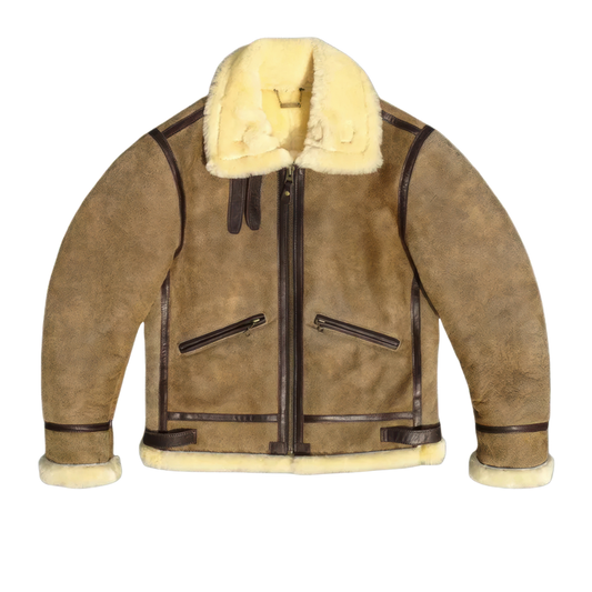 Blouson cuir bombardier