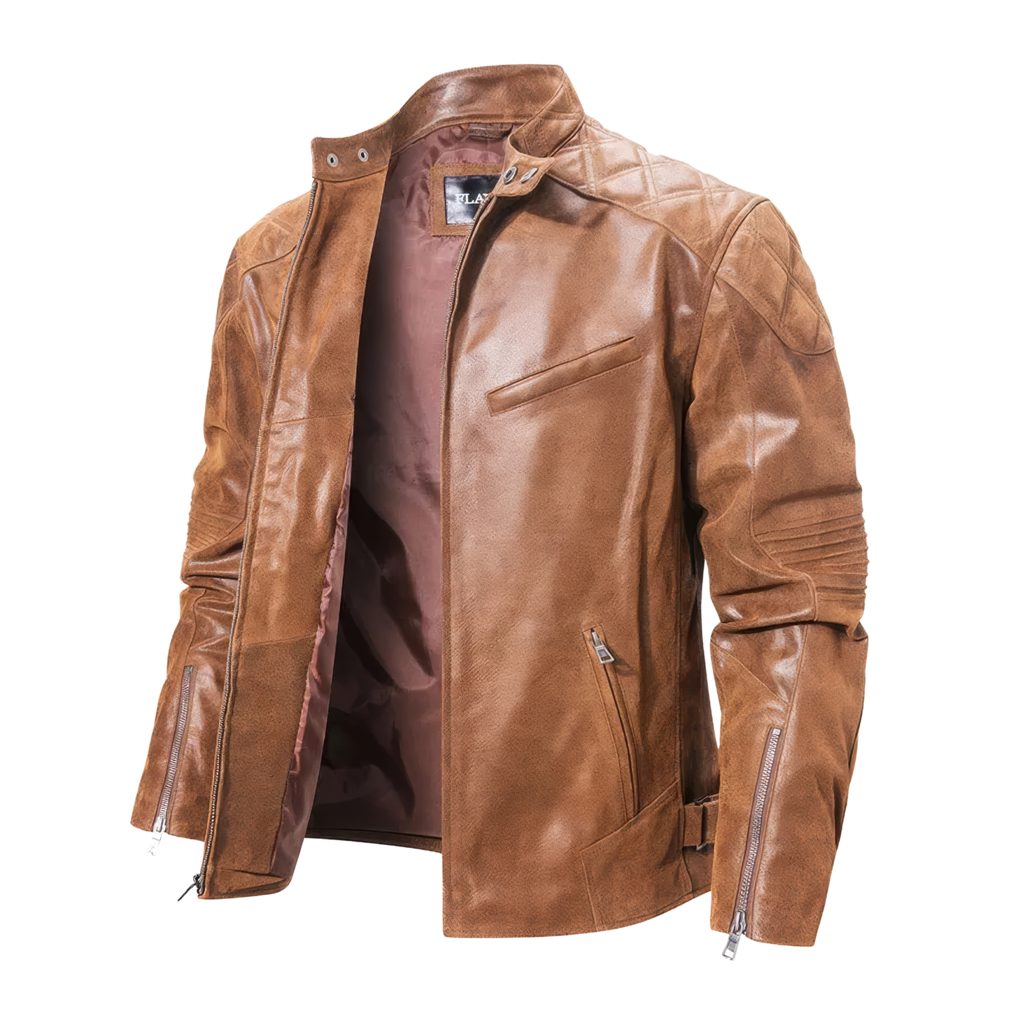 Blouson cuir moto homme aviateur
