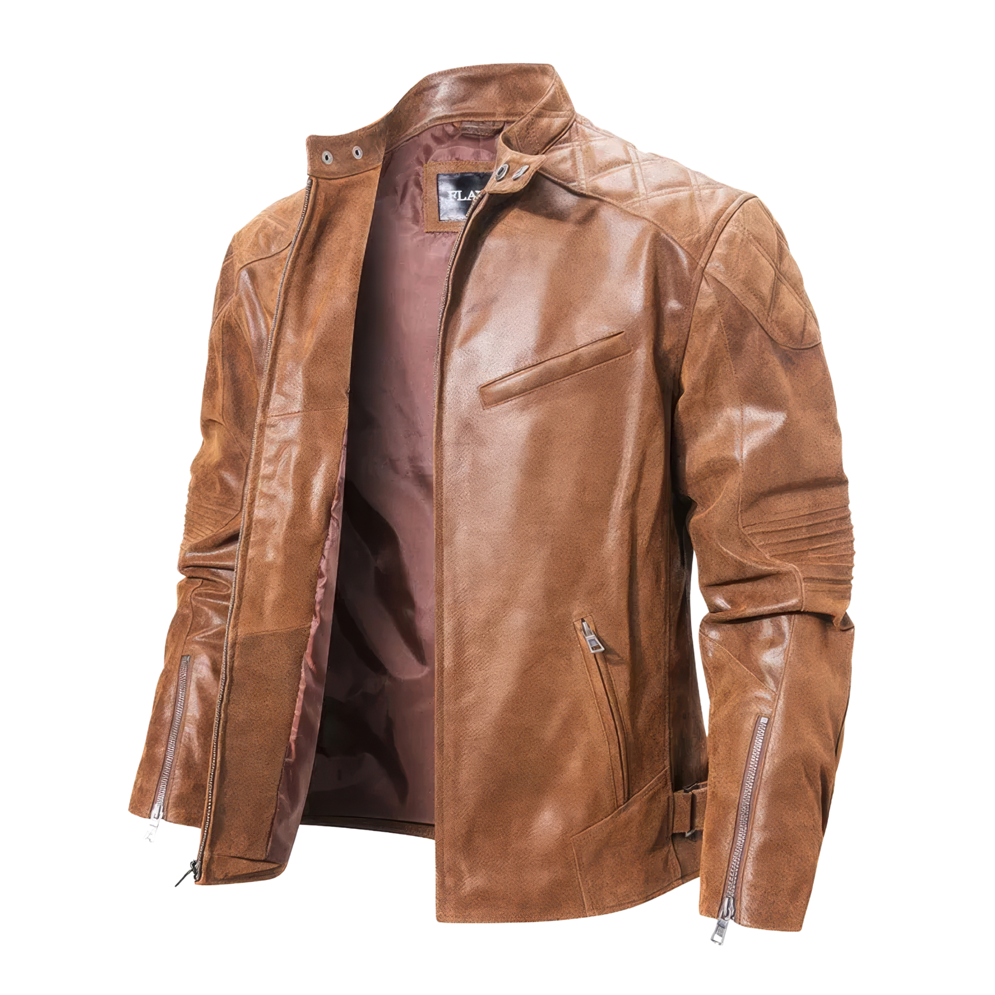 Blouson cuir moto homme aviateur