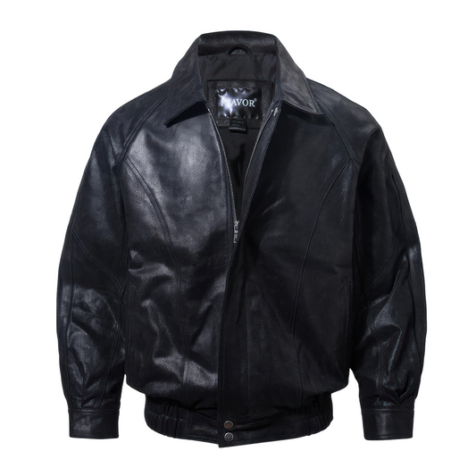 Blouson cuir pilote avion
