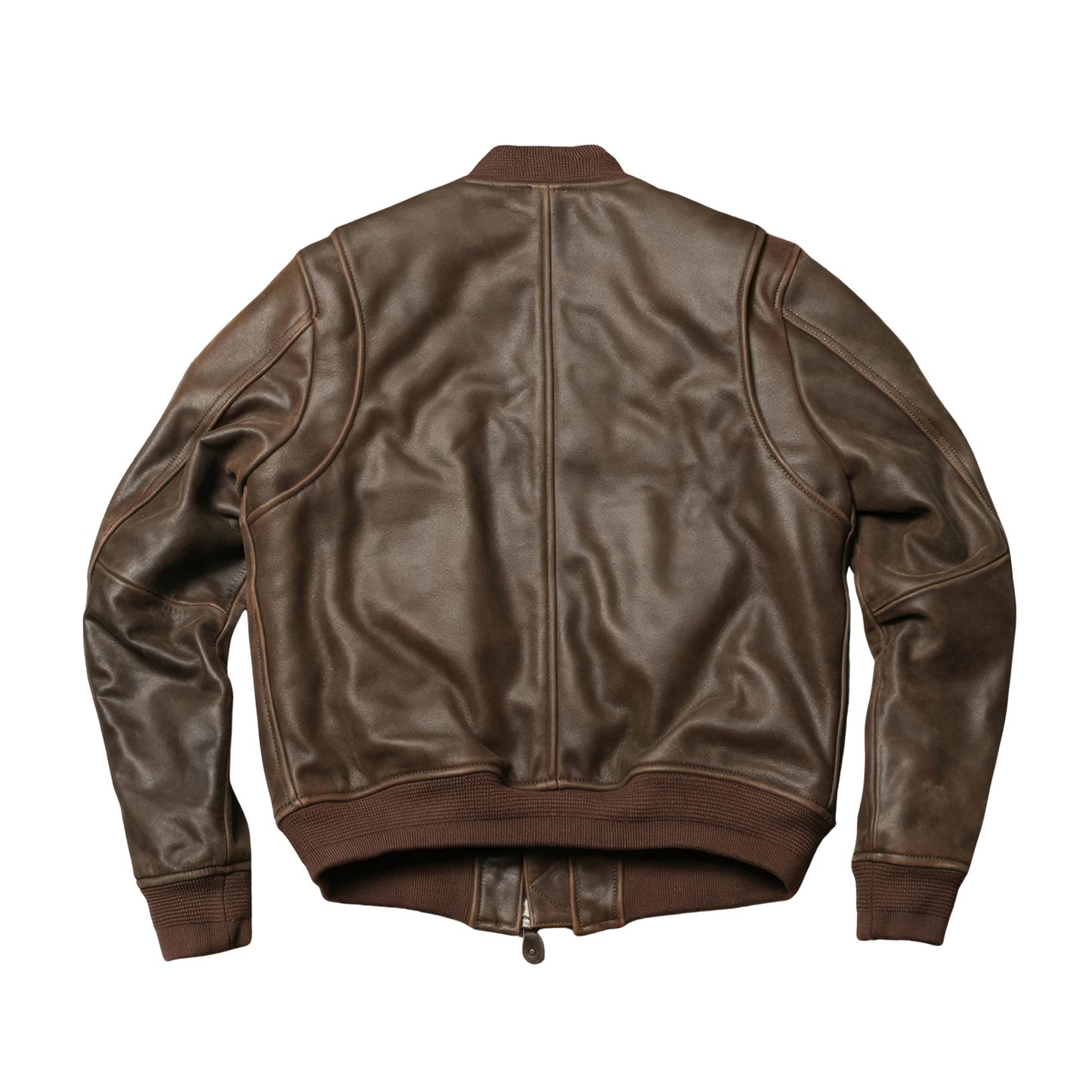 Blouson cuir vintage bombers aviateur