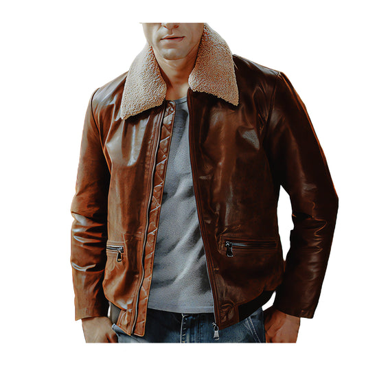 Blouson de vol cuir