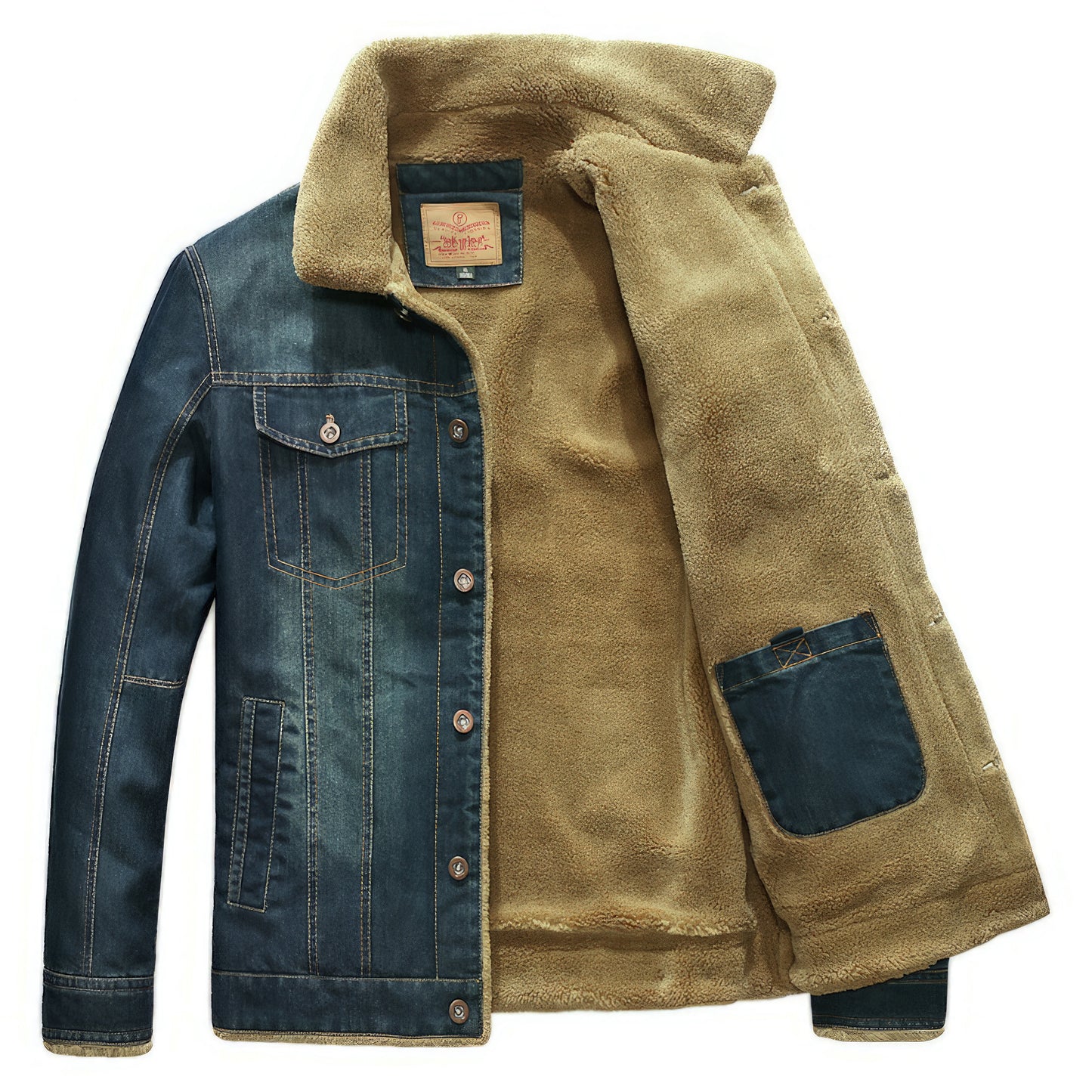 Blouson en jean aviateur