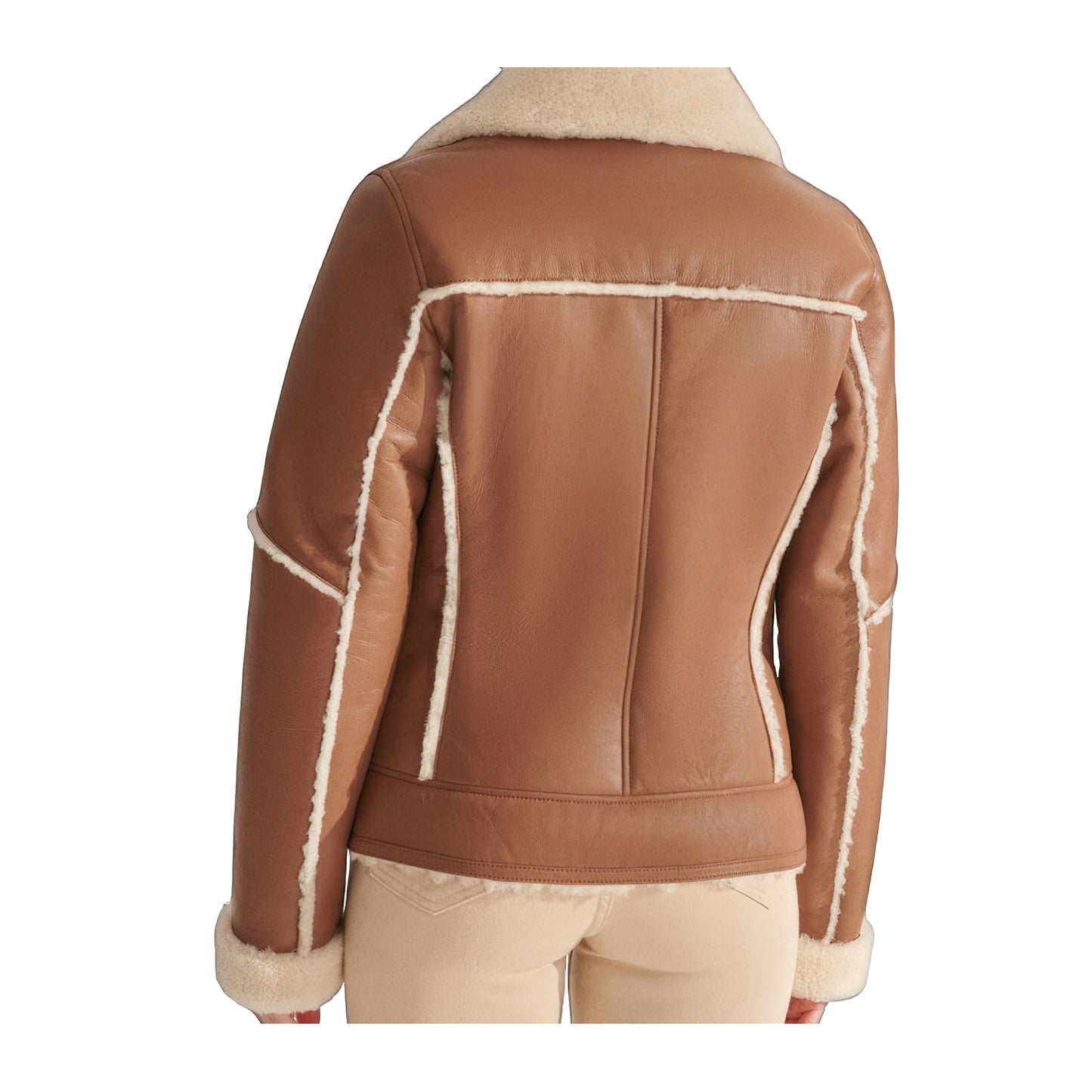 Blouson femme bombardier camel