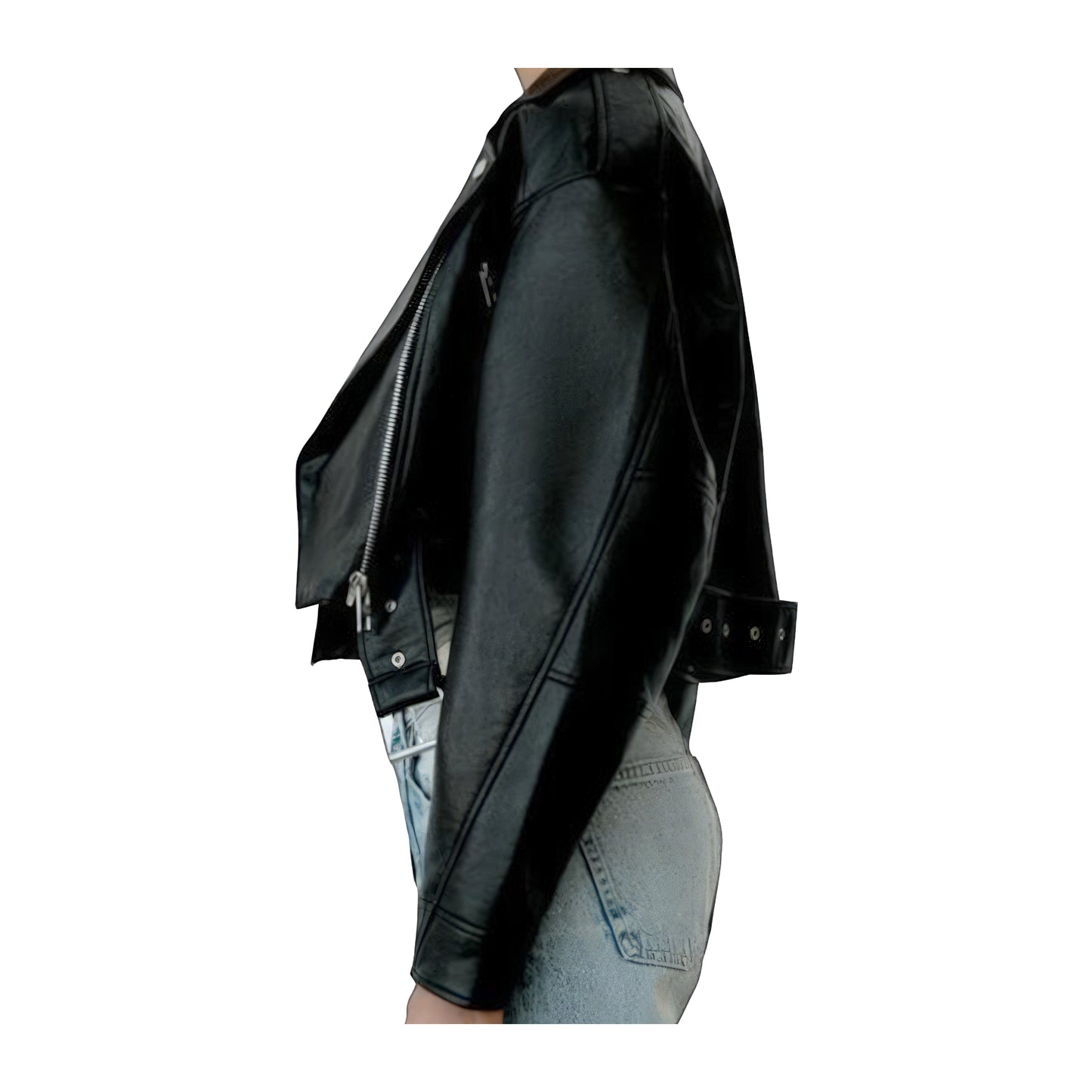 Blouson femme moto aviateur