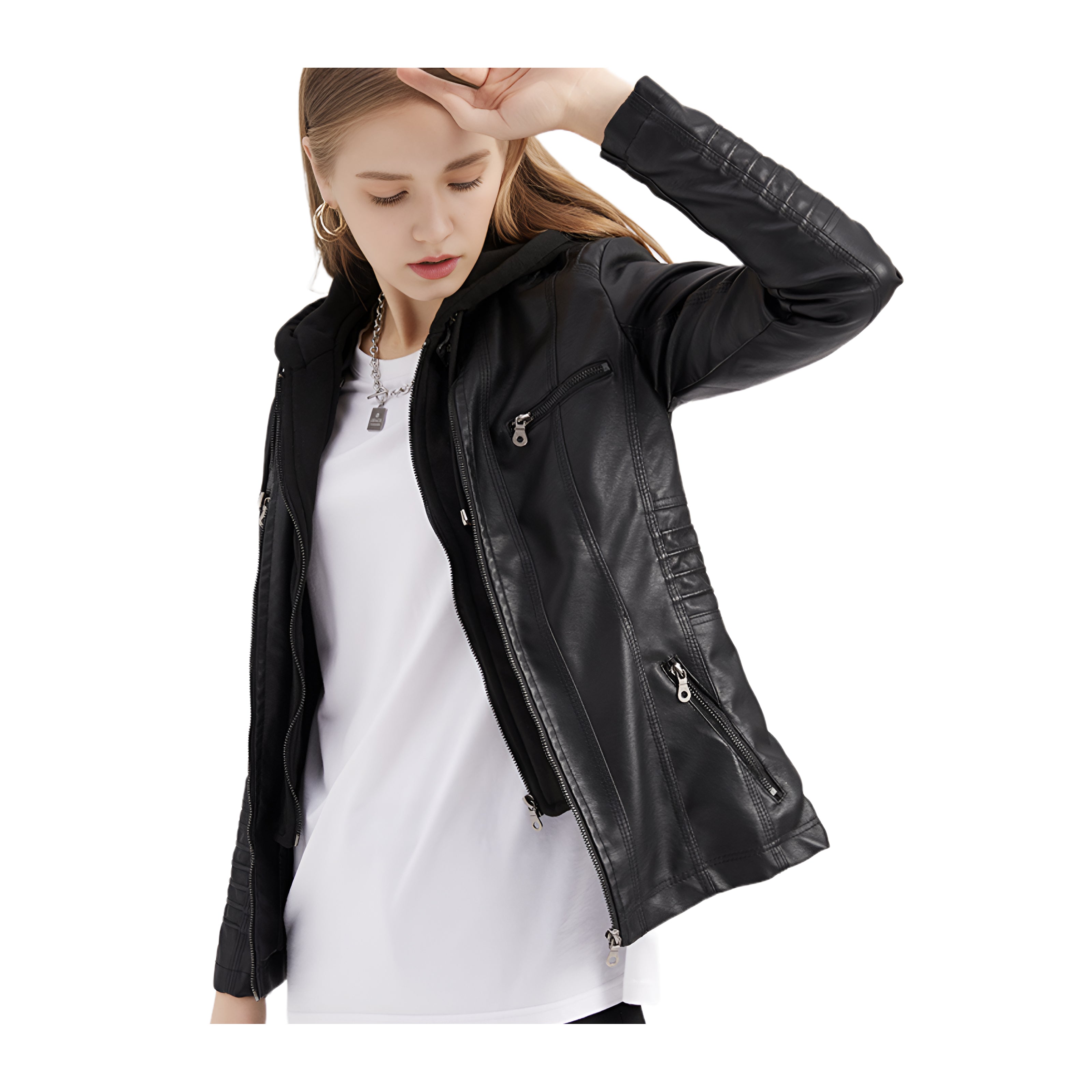 Blouson femme à capuche hot sale