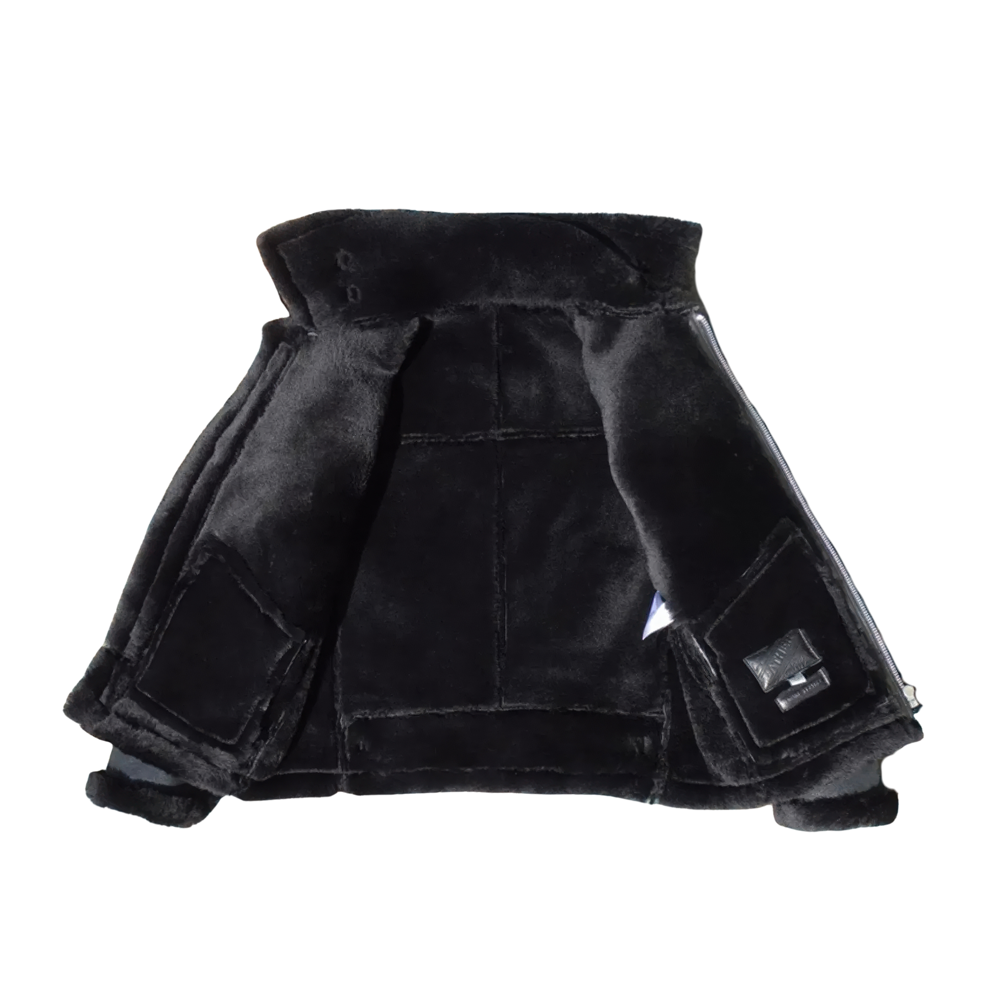 Blouson noir bombardier vintage