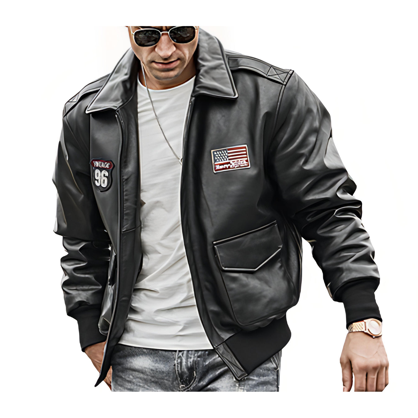 Blouson Bombardier Homme Americain