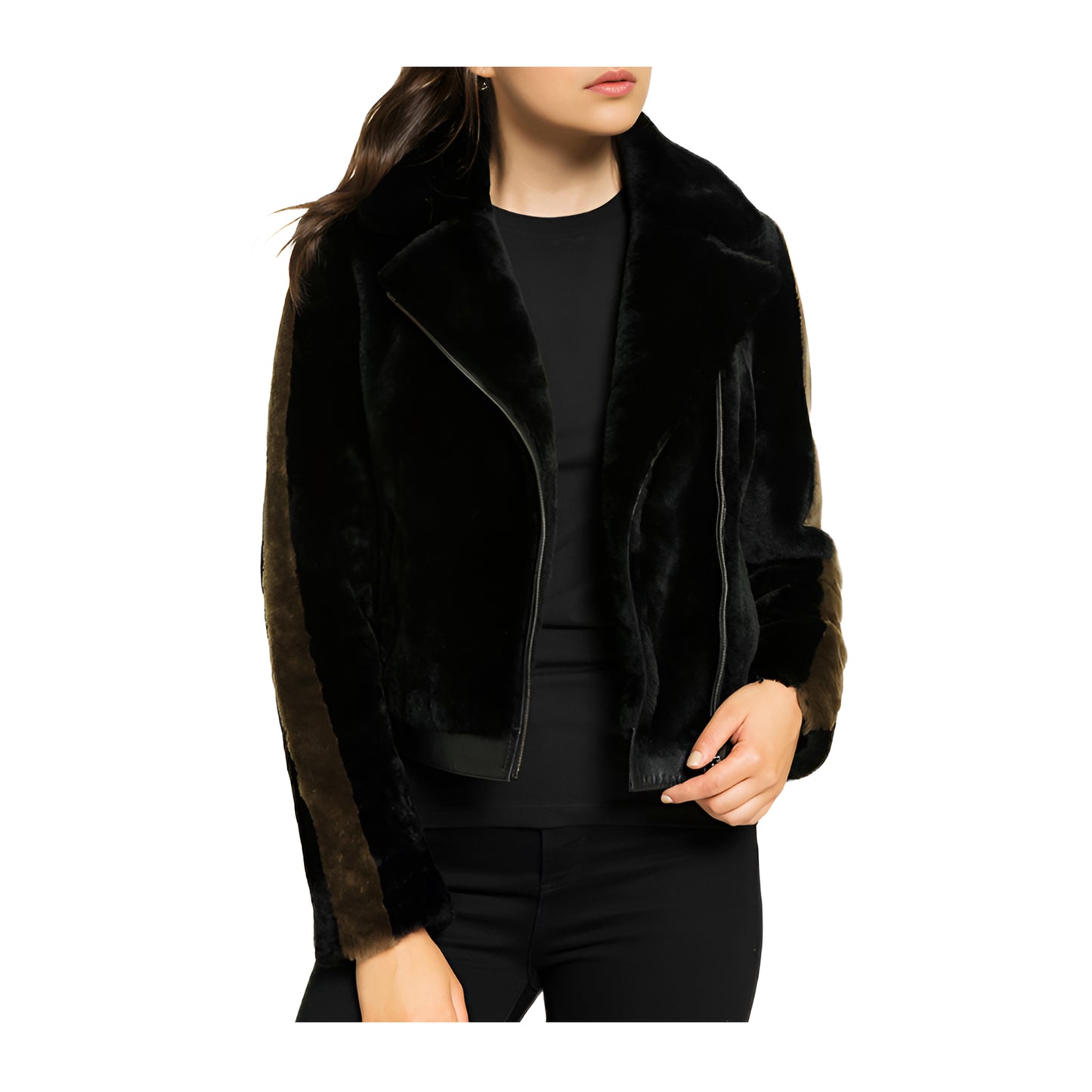 Veste en cuir bomber noir pour homme avec capuche amovible – Angel Jackets Veste en cuir bomber noir pour homme avec capuche amovible – Angel Jackets