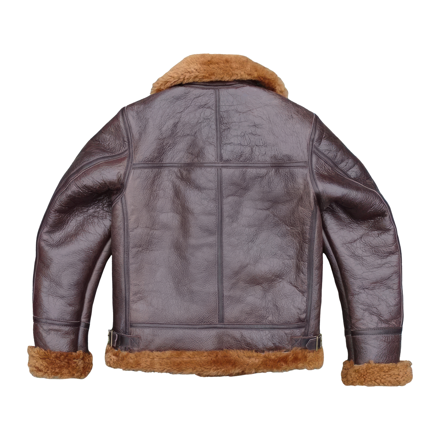 Blousons bombardier homme cuir marron