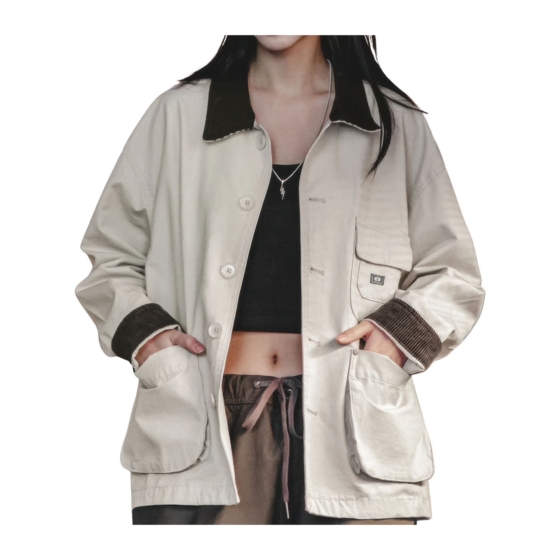 Blousons femme aviateur en tissu