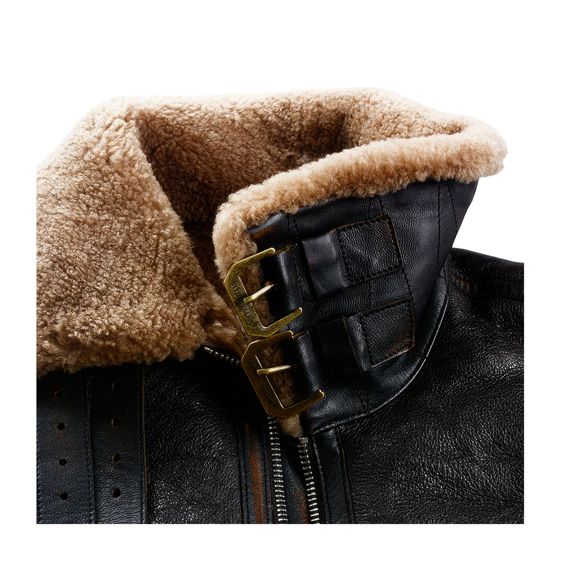 Blousons homme cuir vieilli