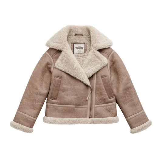 Bombardier beige marron