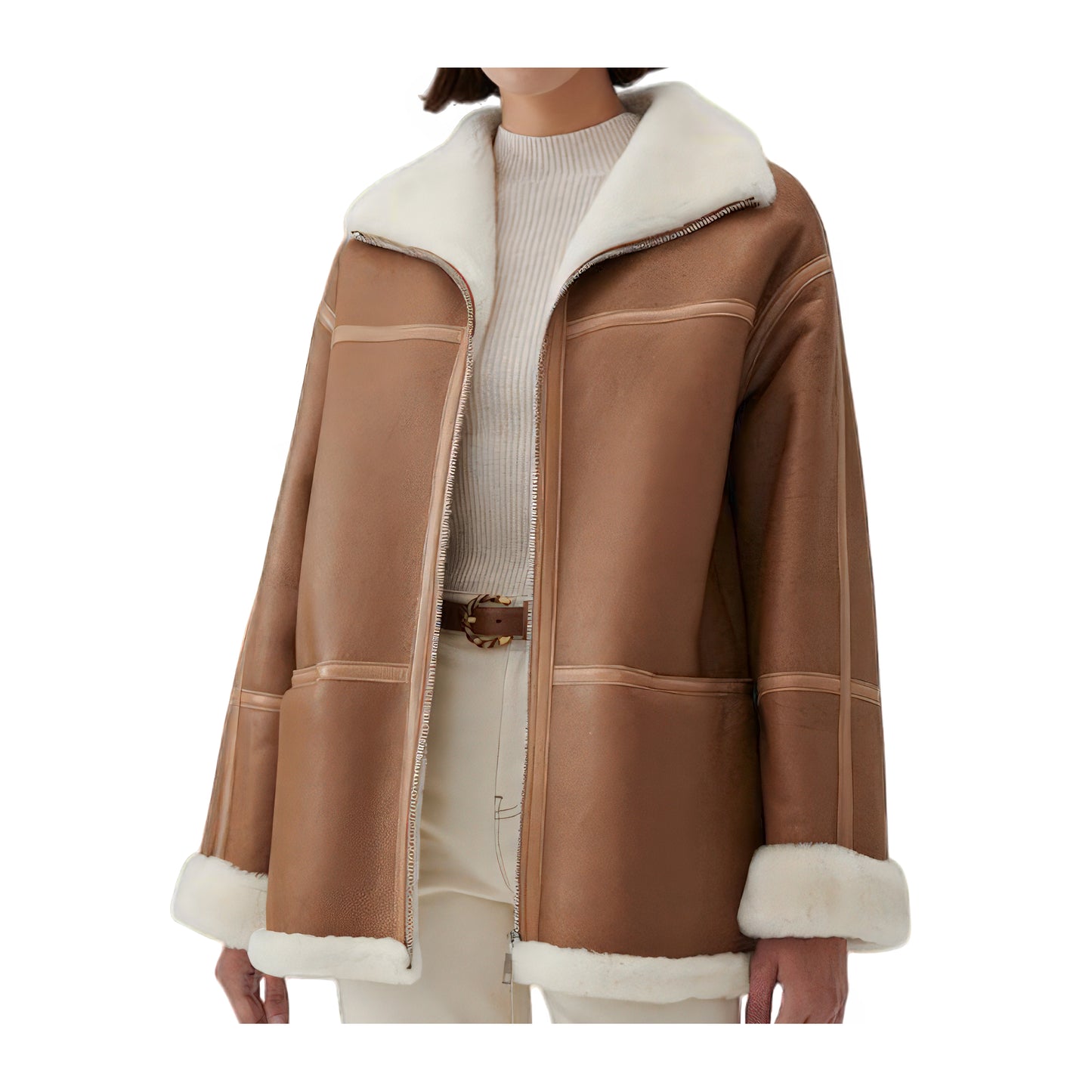 Bombardier blouson long