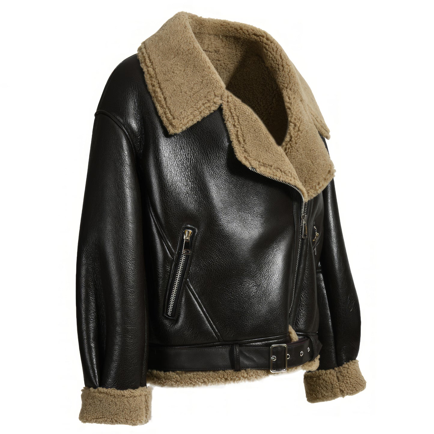 Bombardier femme shearling