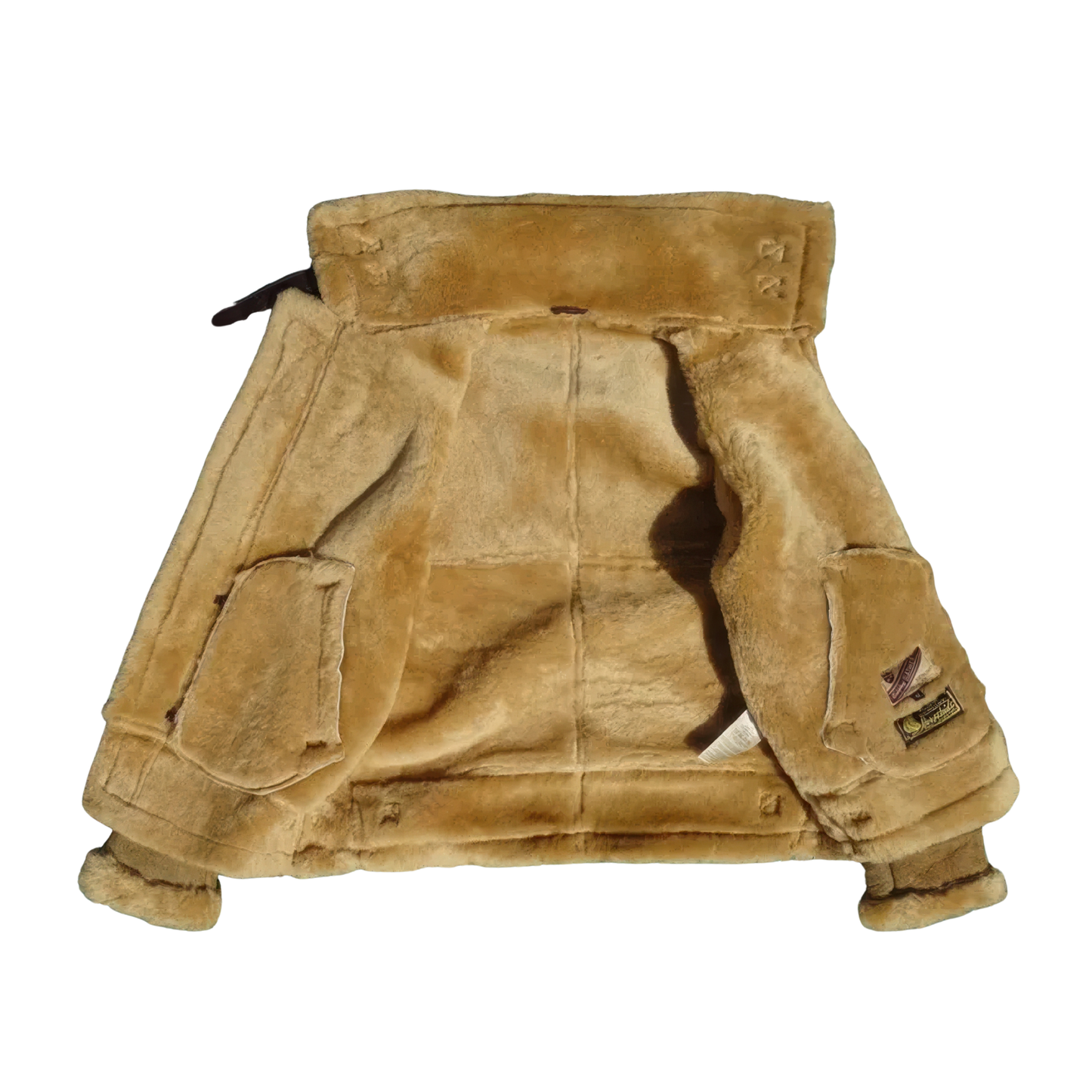 Bombardier homme peau de mouton lainé