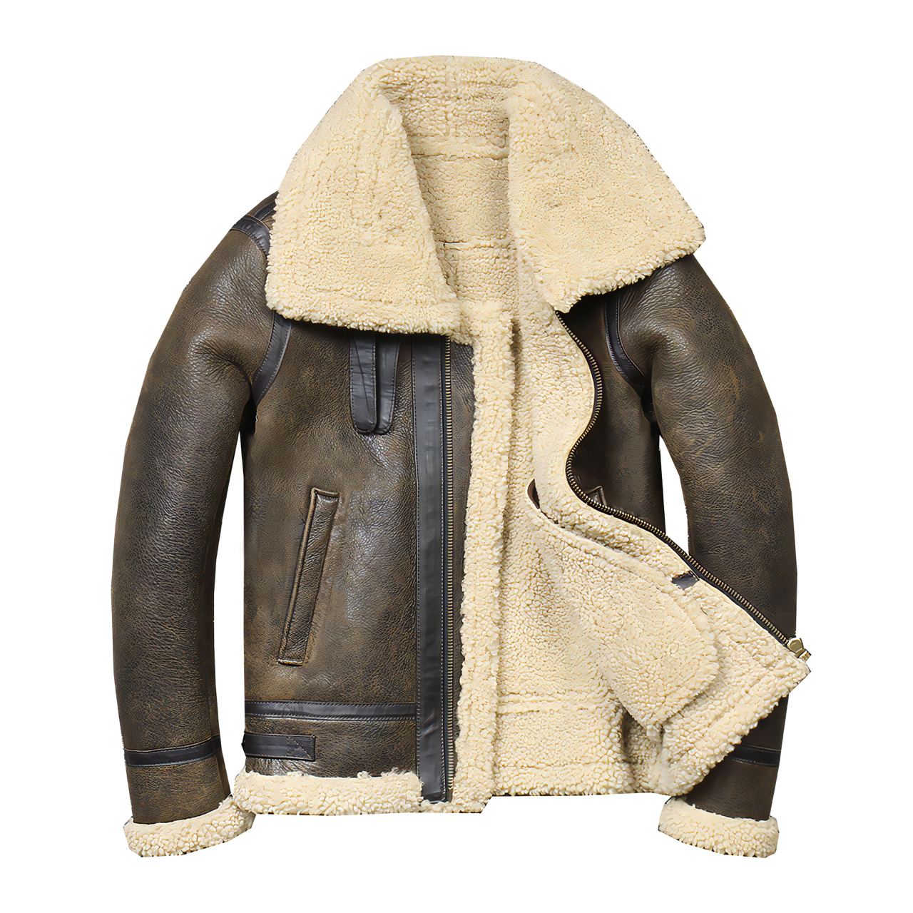 Blouson cuir online bombardier