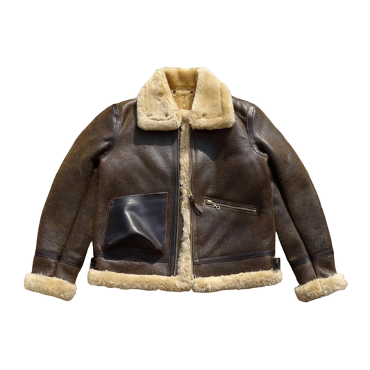 Bombardier shearling homme