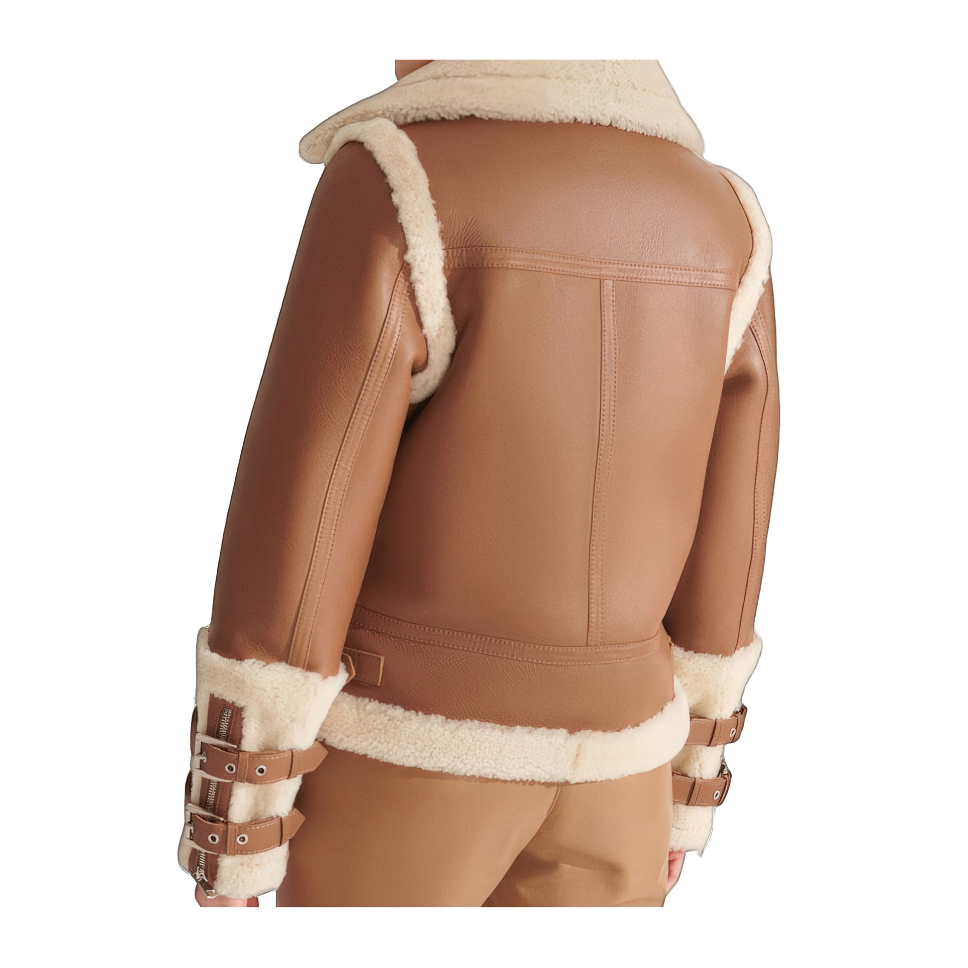 Bombardiers laine camel femme