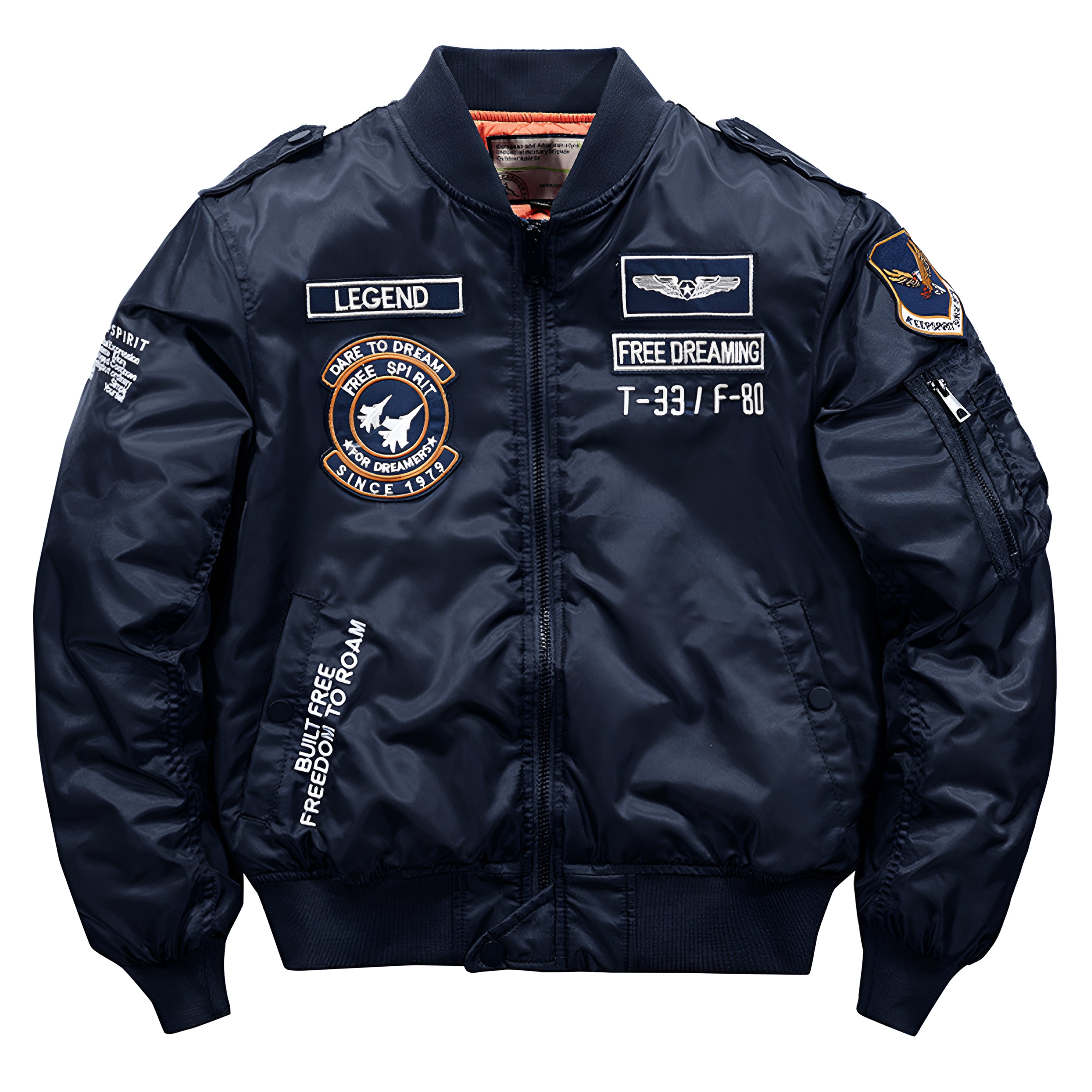 Bomber Arm e De L Air Cuir Aviateur bomber-arm-e-de-l-air-cuir-aviateur