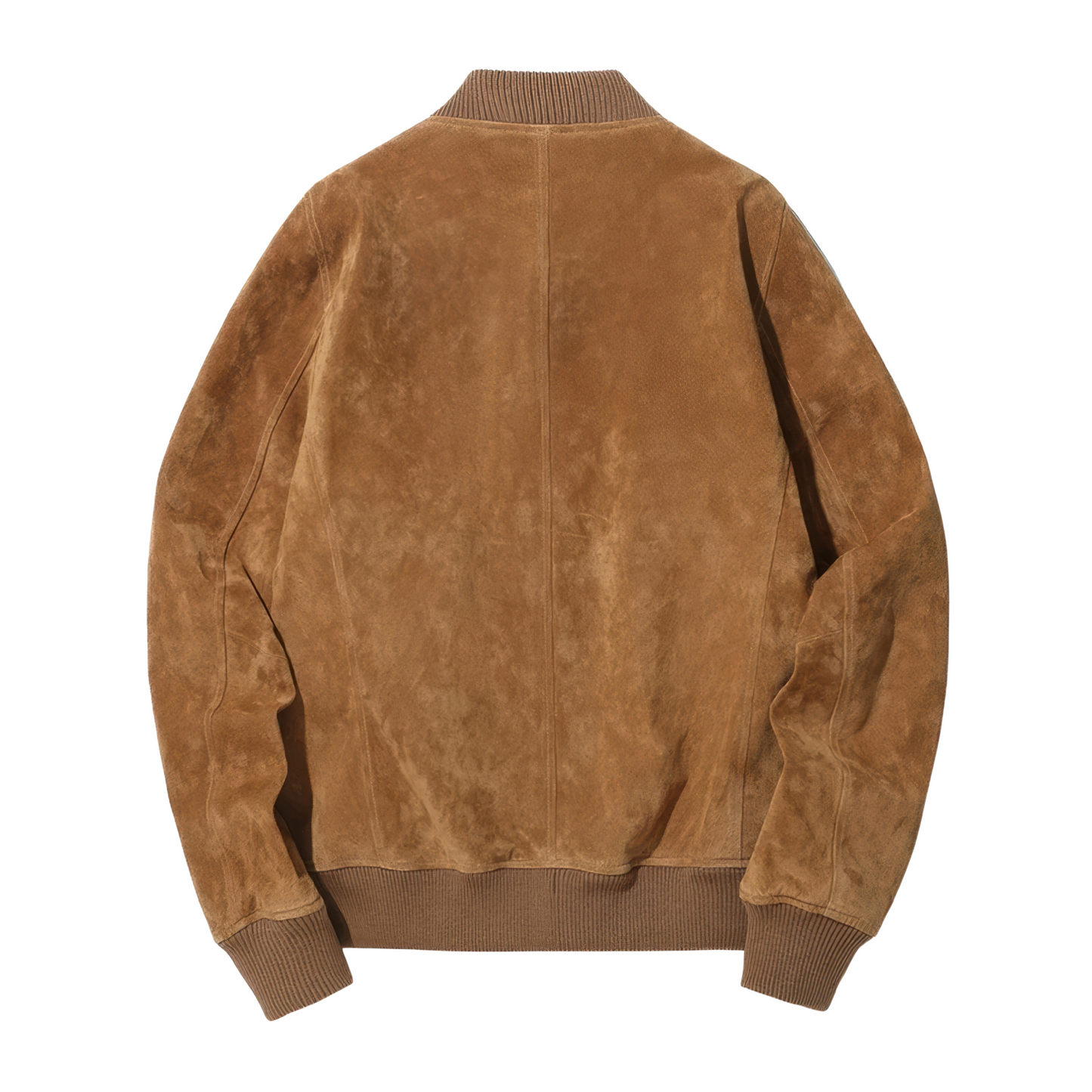 Bomber daim camel