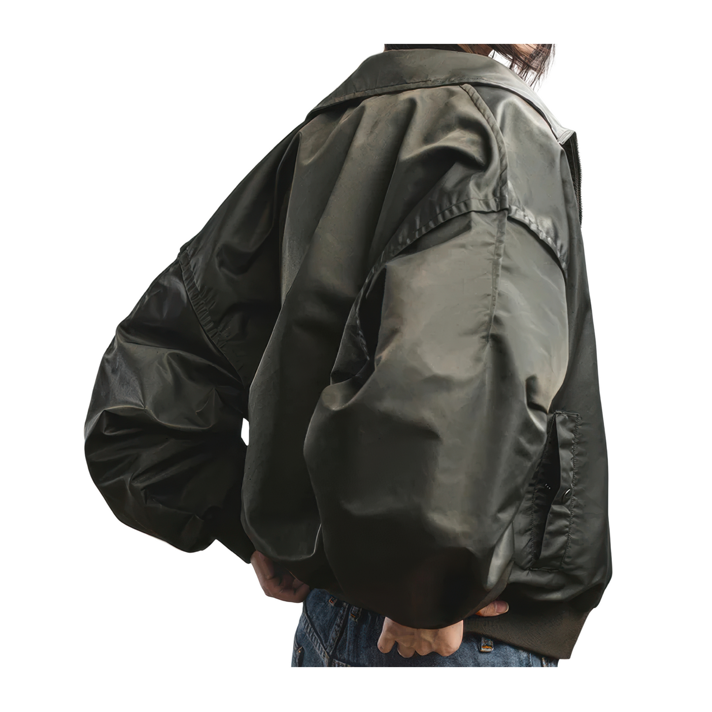 Bombers long grande taille femme
