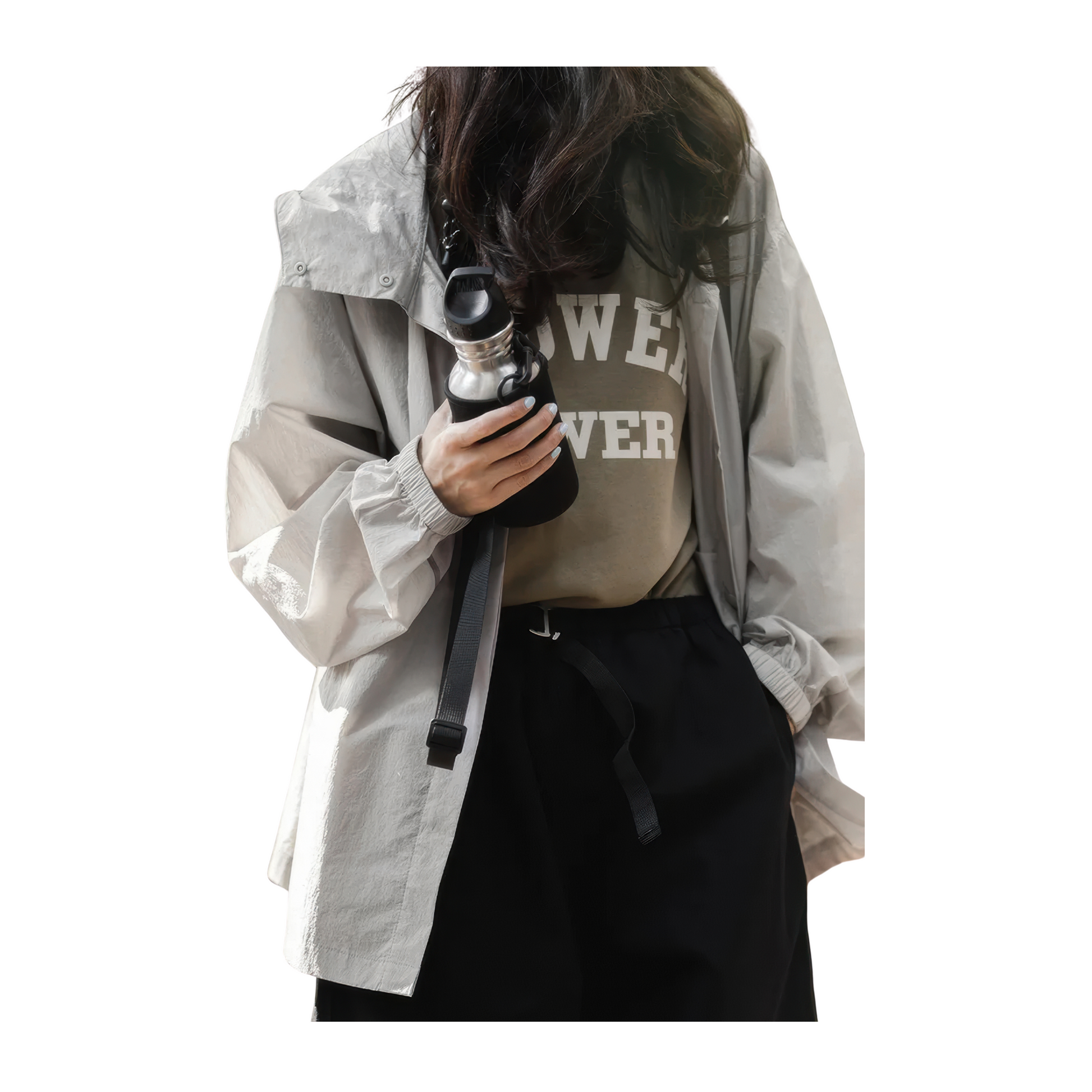 Femme aviateur parka