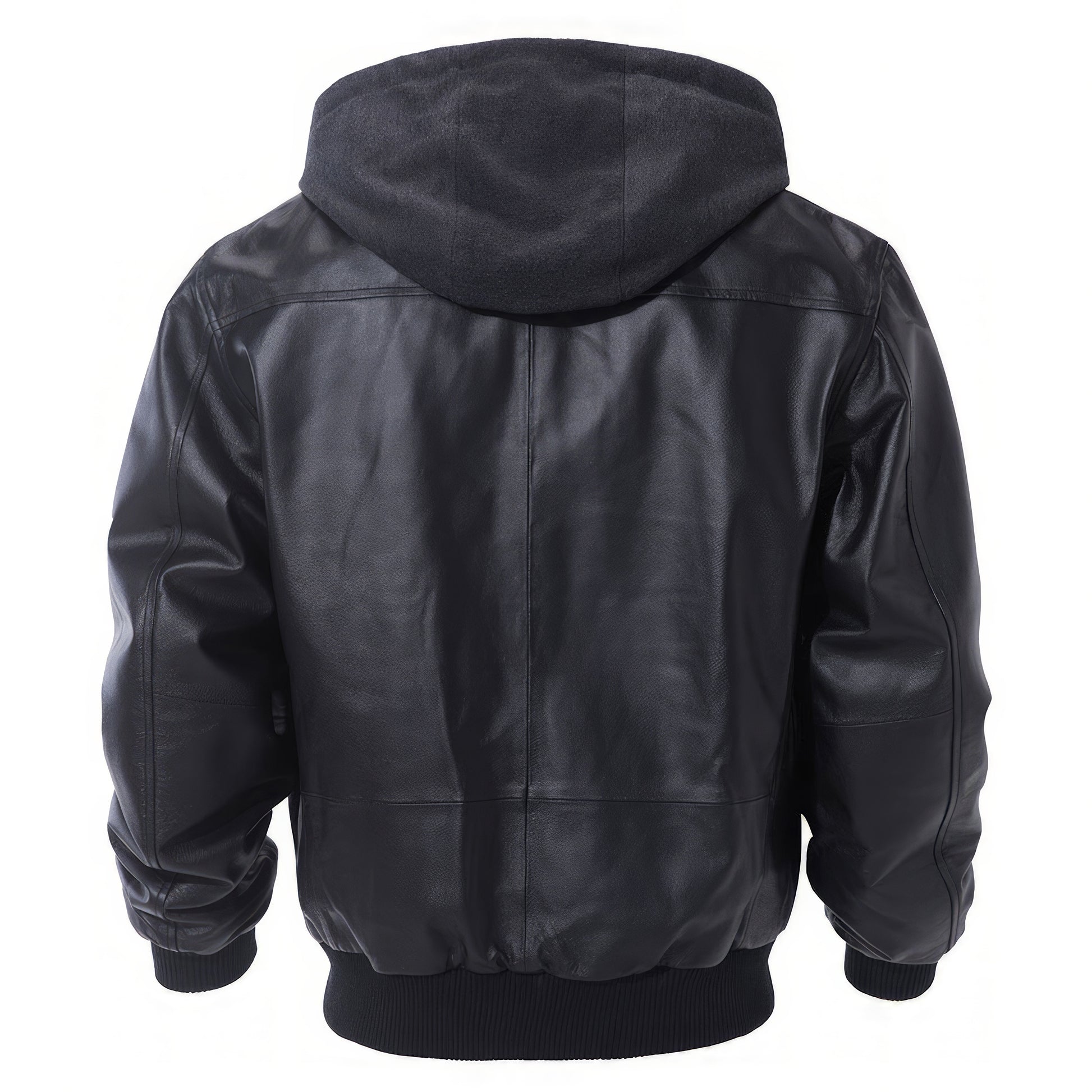 Flight jacket hooded