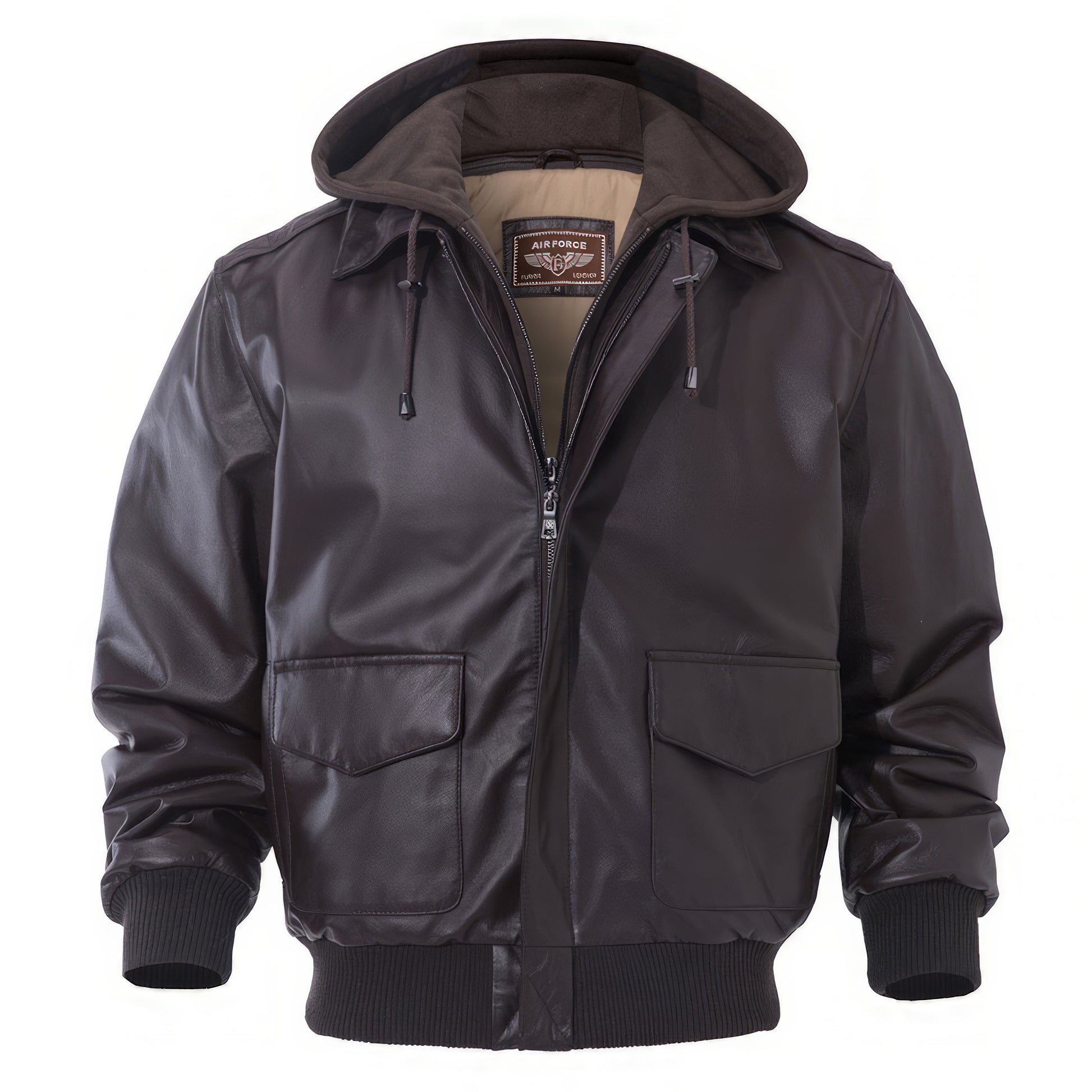 Hooded flight jackets