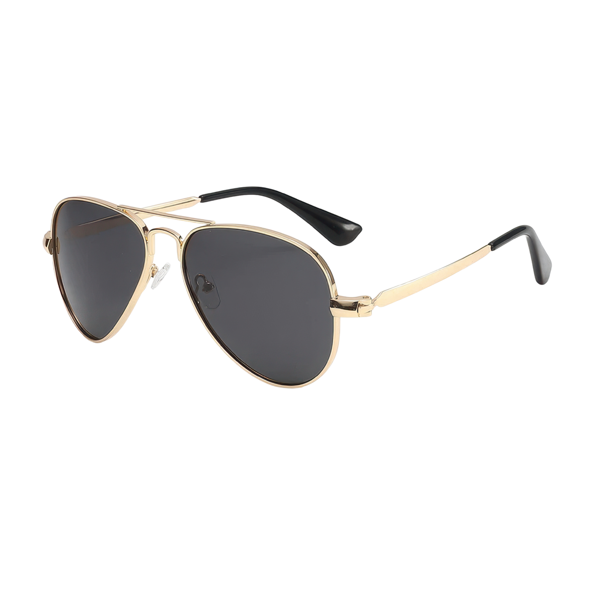 Lunette aviateur doré noir femme