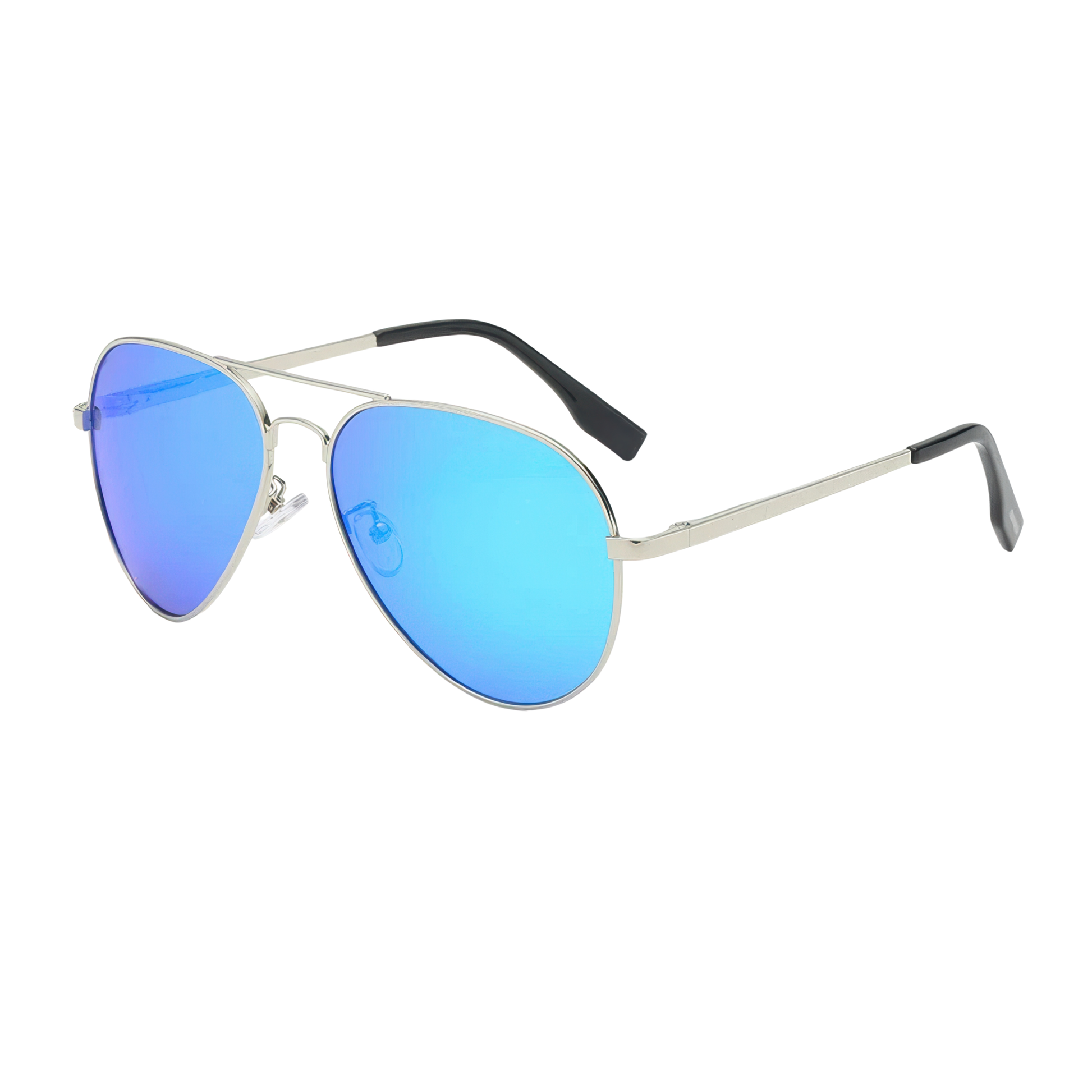 Lunettes aviateur femme bleu