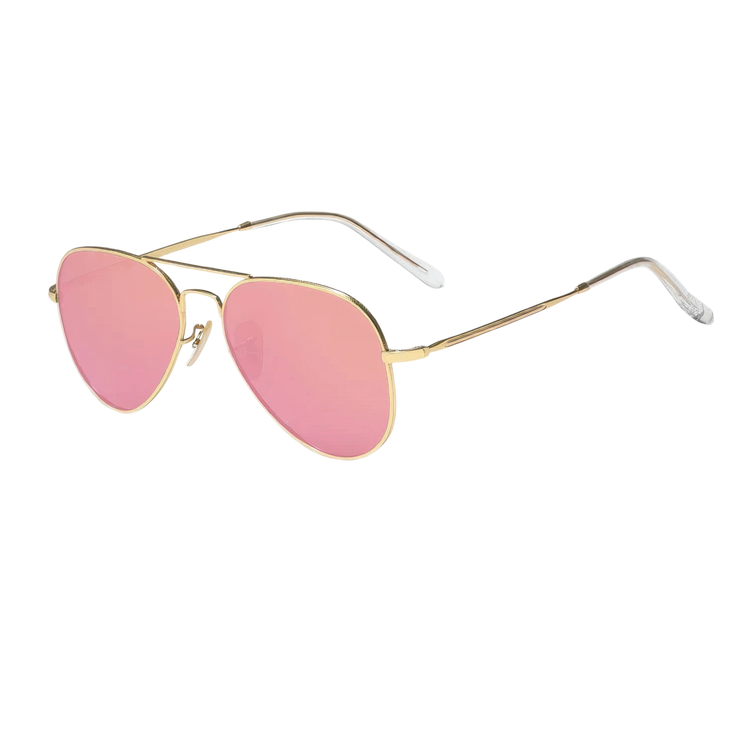 Lunette aviateur femme rose