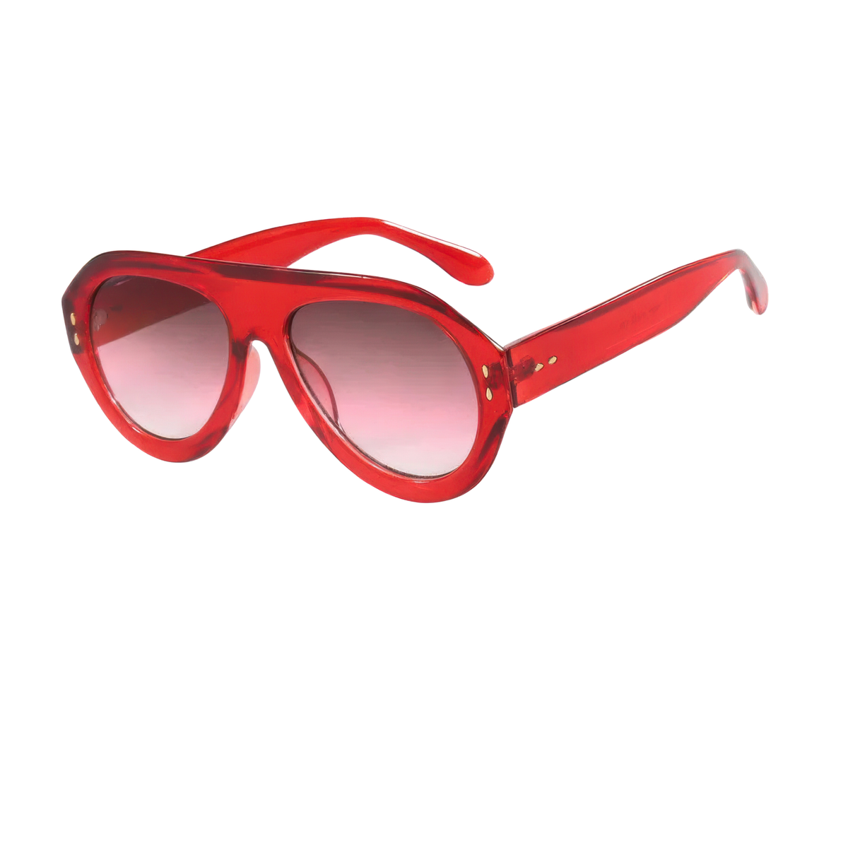 Lunette aviateur plastique transparent femme