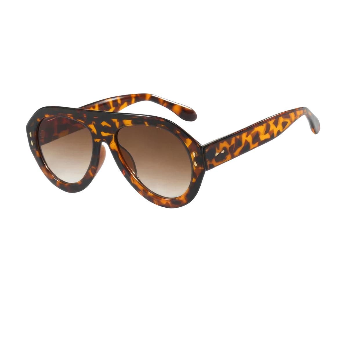 Lunette aviateur plastiques transparents femme