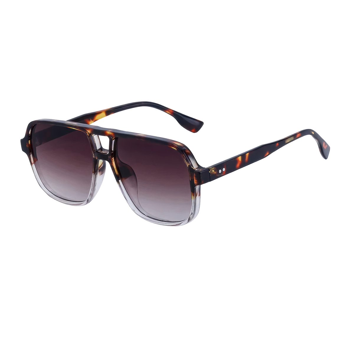 Lunette femme soleil aviateur carré