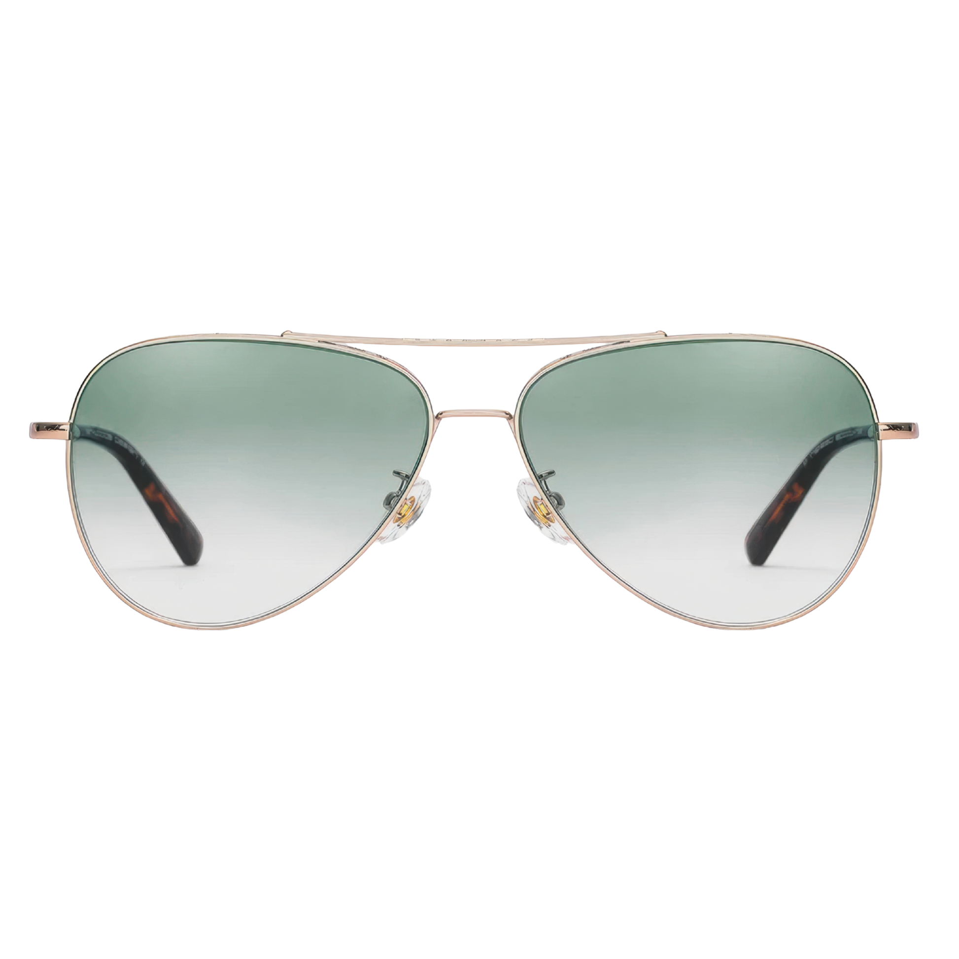 Lunette photochromique aviateur dorée